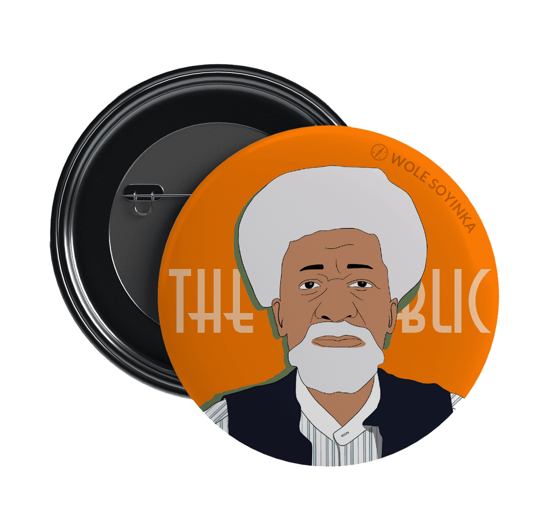 Wole Soyinka Pin Badge