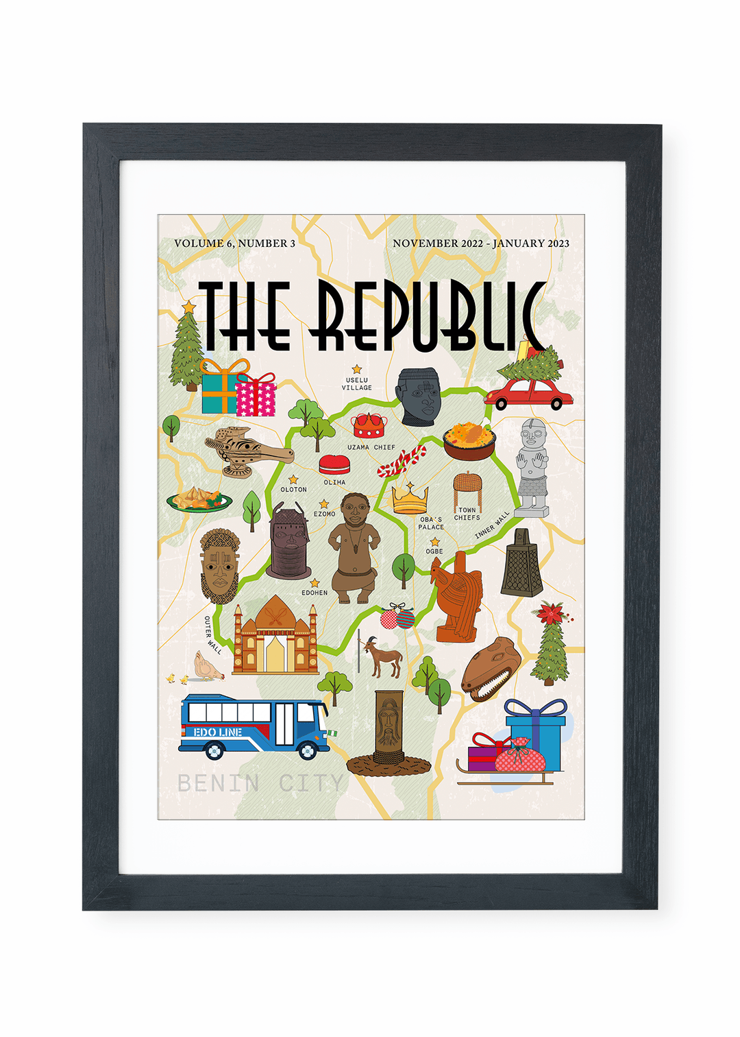 ‘(I’ll Be) Home for Christmas’ Print