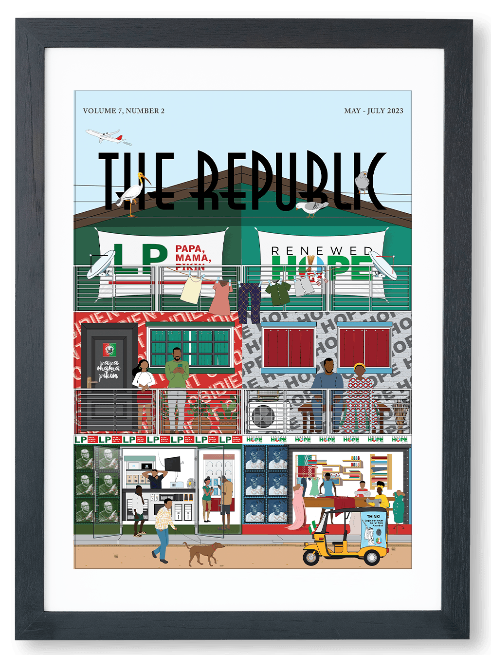 'Face Me, I Face You' Print