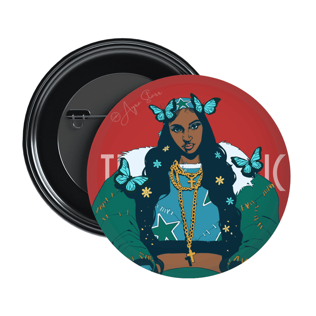 Ayra Starr Pin Badge
