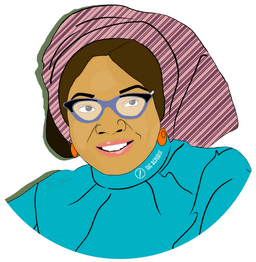 Flora Nwapa Sticker - Image 1