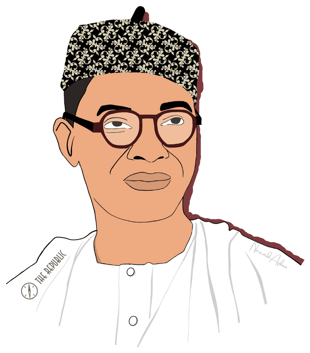 Dr Nnamdi Azikiwe Sticker