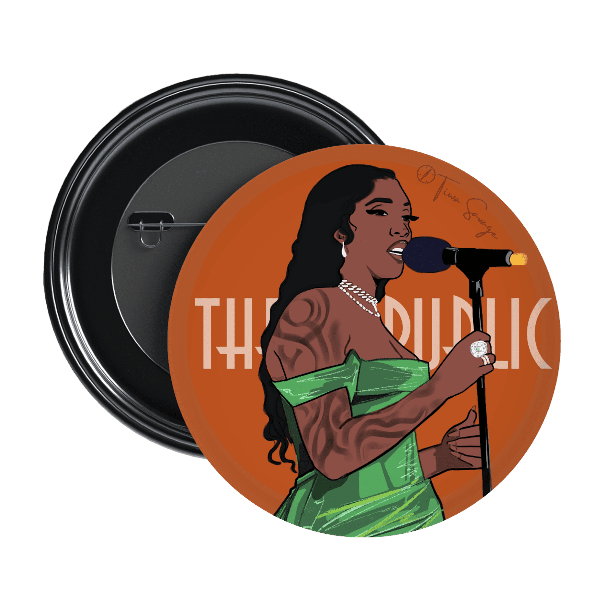 Tiwa Savage Pin Badge