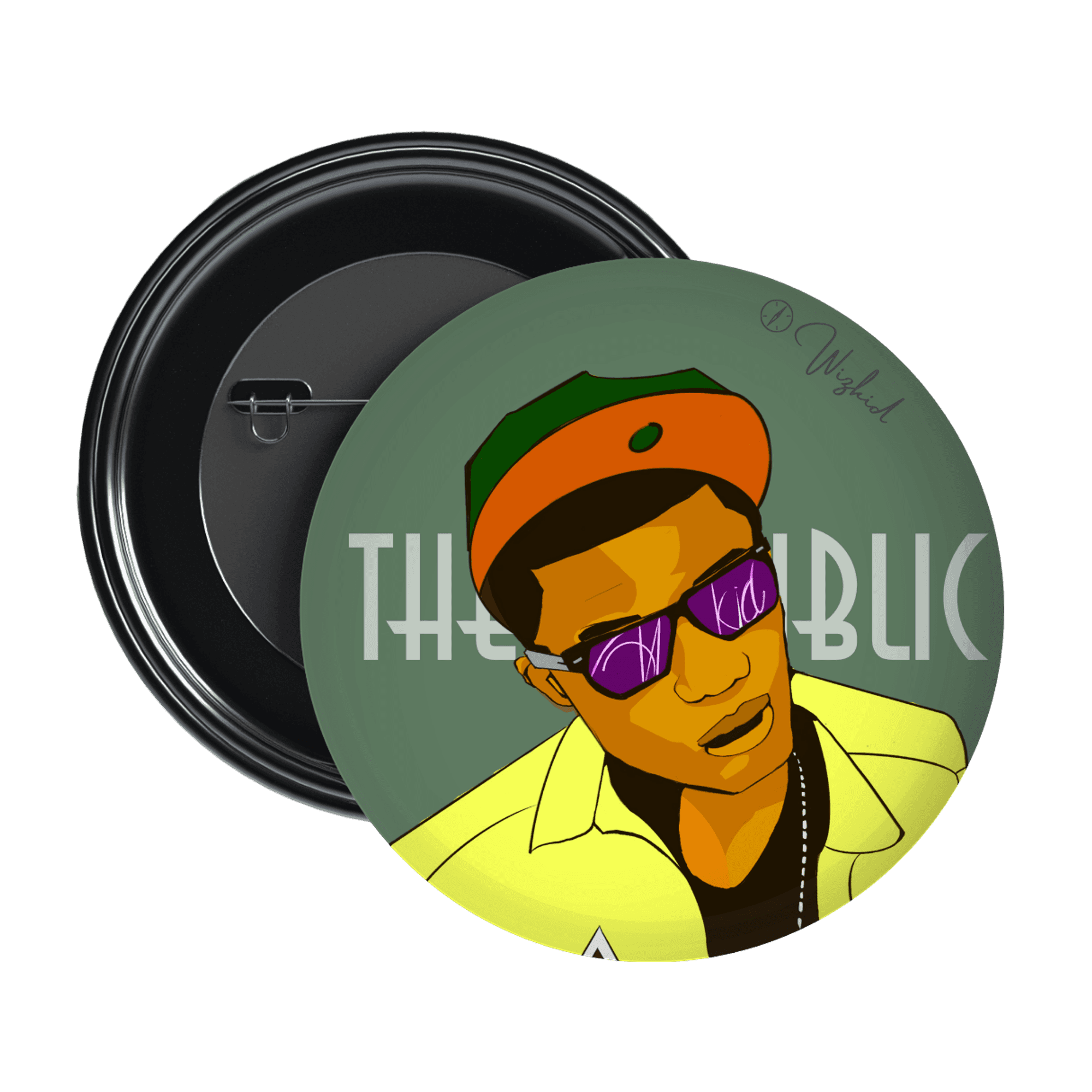 Wizkid Pin Badge