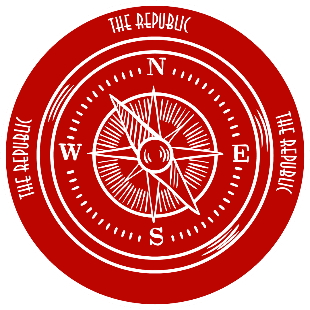 The Republic Logo Sticker