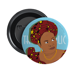 Dora Akunyili Pin Badge - Image 1
